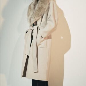 Zara Manteco coat new with tags